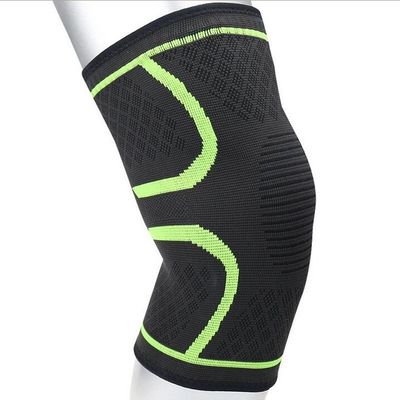 KSE556 Compression en nylon genou-plaquettes de soutien du genou brasage à manches pour améliorer les performances