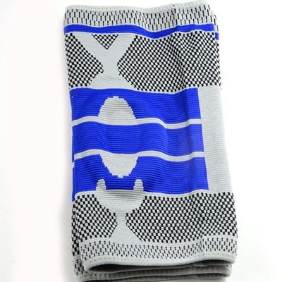 Sport Silicone Nylon Manche de genou Compression anti-dérapant