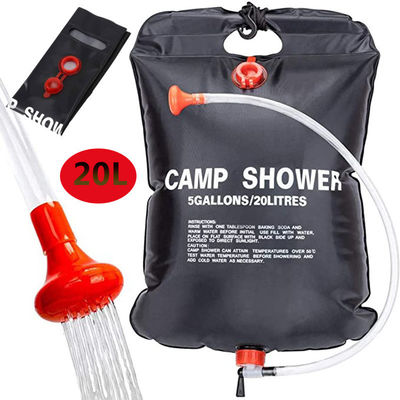 Douche solaire imperméable au PVC personnalisée pour le camping