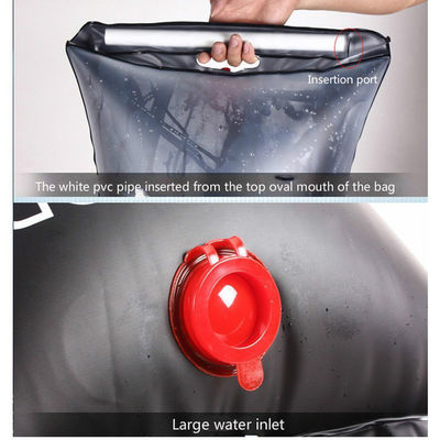 Douche solaire imperméable au PVC personnalisée pour le camping