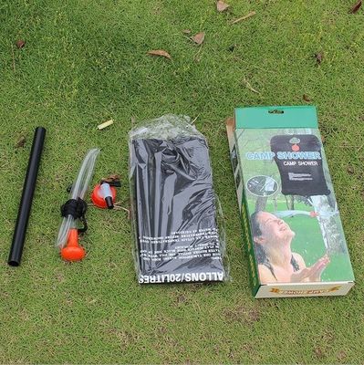 Douche solaire imperméable au PVC personnalisée pour le camping