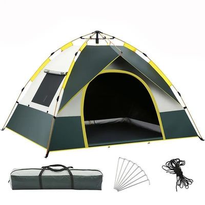 Tentes de toile portables Tentes de glamping extérieures étanches et automatiques à 2 portes