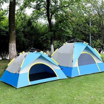 Tentes de toile portables Tentes de glamping extérieures étanches et automatiques à 2 portes