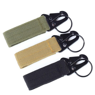 Porte-clés en tissu en nylon de 65 mm avec crochet d'aigle Coût d'expédition et délai de livraison