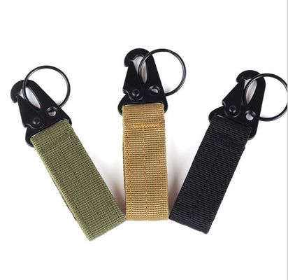 Porte-clés en tissu en nylon de 65 mm avec crochet d'aigle Coût d'expédition et délai de livraison