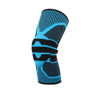 Le silicone pad professionnel pour le genou sport respirant et rouge pour la course