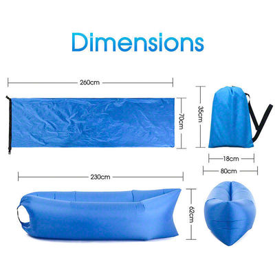 Couchette extérieure portable de plage Air Couchette de camping pliable gonflable 1 pièce Min.Order