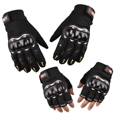 Gants de moto pour adultes en plein air Gants tactiques en cuir antidérapant sur mesure