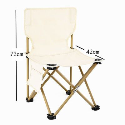 Conception rotative fixe Chaise de plage de pique-nique en aluminium légère pour camping en plein air simple