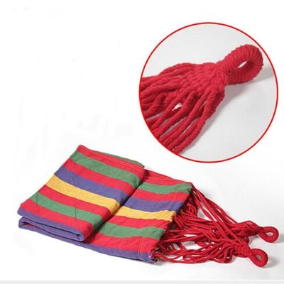80 à 200 kg Capacité de poids Hammock de camping portable Demande personnalisée de toile de coton