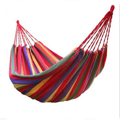 Hammock unique Portable Léger Camping toile Hammock extérieur en coton Hammock balancer