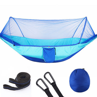 Hammock de camping en nylon ouvert automatique avec moustiquaire étanche et polyvalent