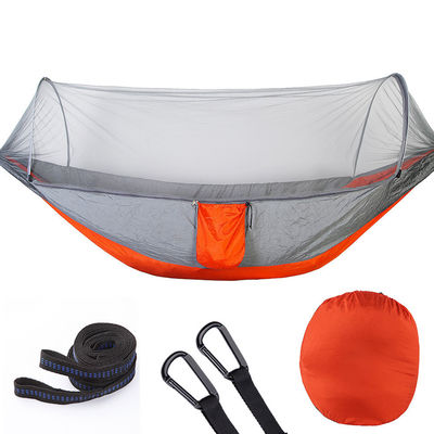 Hammock de camping en nylon ouvert automatique avec moustiquaire étanche et polyvalent
