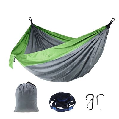 Hammock de parachute portable pour 2 personnes pour le camping et les activités de plein air