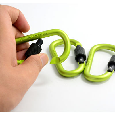 Clé en aluminium en forme D, clip à vis à serrure Gardez vos clés en sécurité