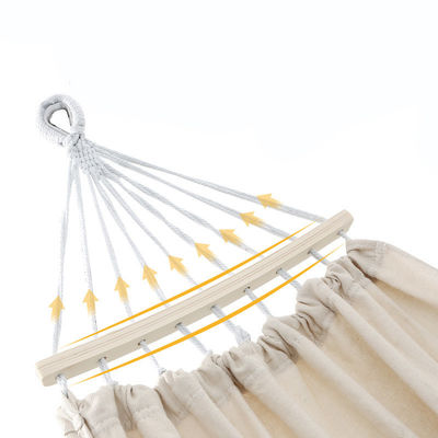 Hammock en coton portable extérieur de 200x80 cm pour le camping et les voyages Politique de retour de 30 jours