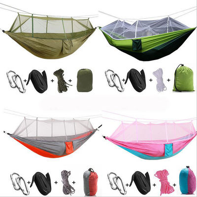 Portable en plein air Plétable Parachute Nylon Camping Hammock Balancer sur demande personnalisée