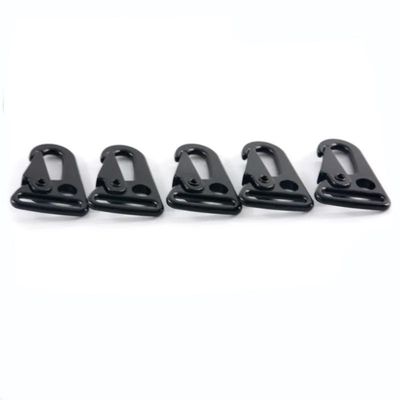 Coût d'expédition alliage de zinc 25 mm porte-clés crochet noir carabiner HK clip pour sacs