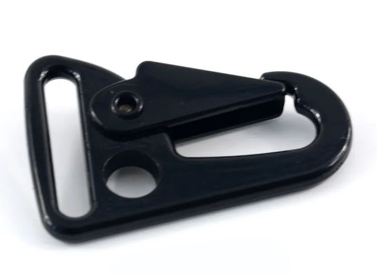 Coût d'expédition alliage de zinc 25 mm porte-clés crochet noir carabiner HK clip pour sacs
