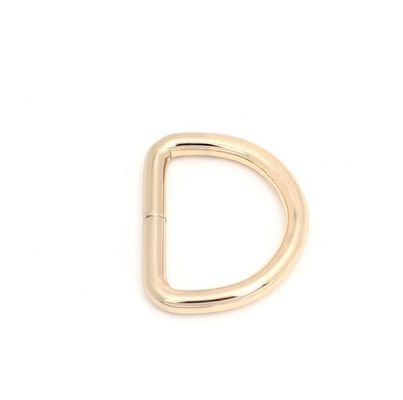 US 20mm 25mm or métal D bague à boucle d'anneau accessoires avec politique de retour de 30 jours