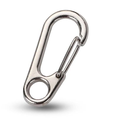 Mini aluminium EDC Carabiner clip porte-clés porte-clés bague à crochets paquetage poids brut 0,050kg