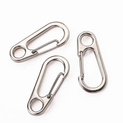 Mini aluminium EDC Carabiner clip porte-clés porte-clés bague à crochets paquetage poids brut 0,050kg