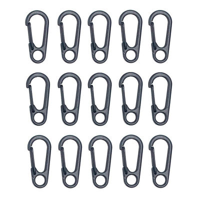Mini aluminium EDC Carabiner clip porte-clés porte-clés bague à crochets paquetage poids brut 0,050kg