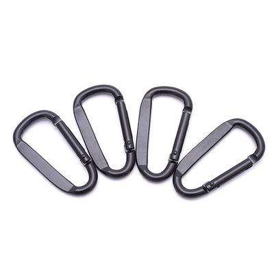 Coût d'expédition Aluminium Flat D Ring Metal Keychain Carabiner Hook échantillons US 1/pièce