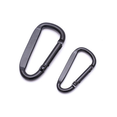 Coût d'expédition Aluminium Flat D Ring Metal Keychain Carabiner Hook échantillons US 1/pièce