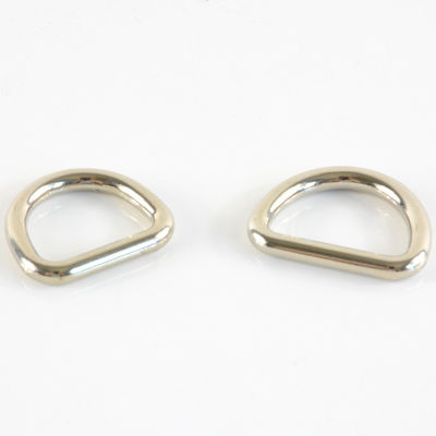 Taille de l'emballage 3,00cm * 2,00cm * 0,50cm Argent Métal D Ring Tri Glide Slider 20mm 25mm