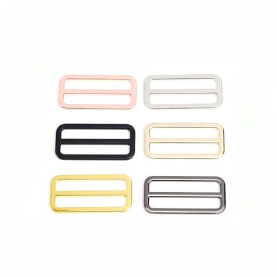 25 mm coussinet métallique réglable pour sac à main Triglide Boucle utilisé pour sac à main ou collier de chien