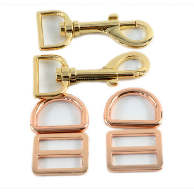 Zinc Alloy Tri Glide Slider 20mm 25mm Boucle métallique pour le collier carré pour animaux de compagnie personnalisation