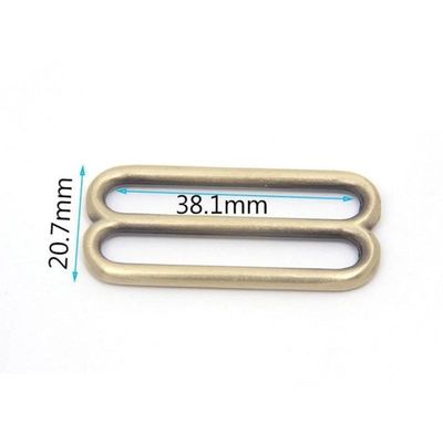 38 mm métal Tri Glide Adjuster Boulon sac à main Slider matériel avec une construction robuste