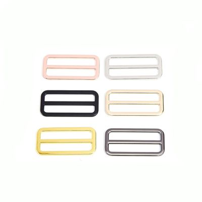 Réglable en alliage de zinc métallique Tri Glide Slider Buckle 20mm 25mm 38mm pour le coût d'expédition