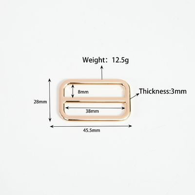 Réglable en alliage de zinc métallique Tri Glide Slider Buckle 20mm 25mm 38mm pour le coût d'expédition