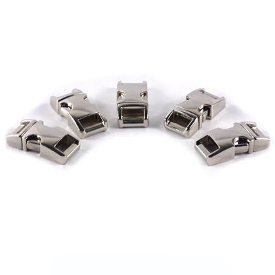 Boucle de décharge latérale en alliage de zinc métallique de 10 mm pour l'emballage Paracord Taille 2,50 cm * 1,40 cm * 0,80 cm